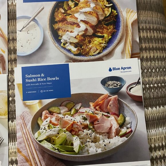 15 Blue Apron Recipe Cards - Picture 10 of 11